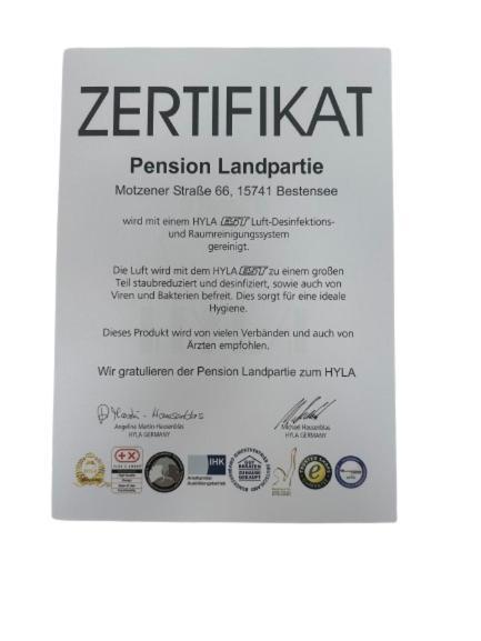Appartamento Landpartie Bestensee Esterno foto